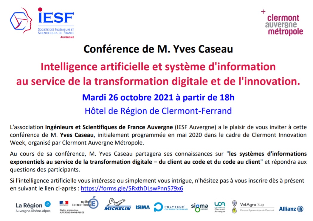 Confrence sur la transformation digitale du 26 octobre 2021